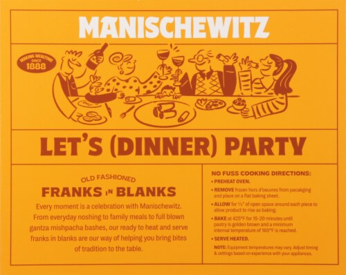 Manischewitz® Mini Beef Franks In Blankets Perspective: back