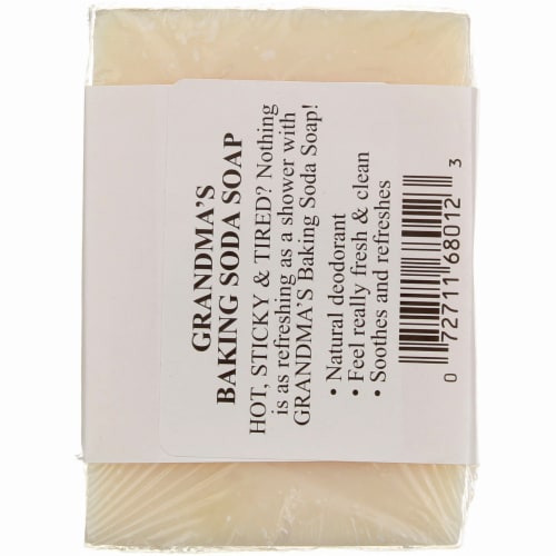 Grandma's Pure & Natural Baking Soda Bath Soap Perspective: back