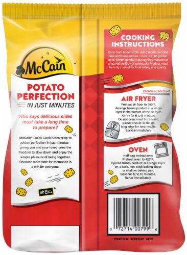 McCain Quick Cook Tasti Taters, Frozen Potatoes Perspective: back