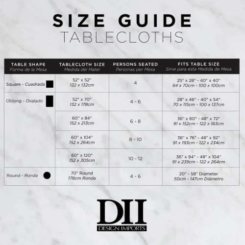DII Autumn Spice Plaid Tablecloth 70 Round Perspective: back