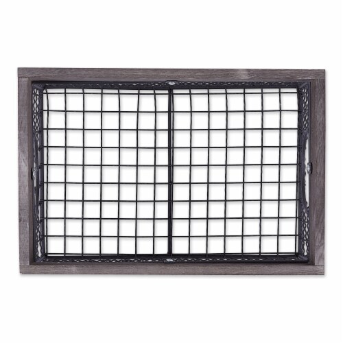 Design Imports Z02430 Asst Antique Silver Farmhouse Basket - Set of 3 Perspective: back