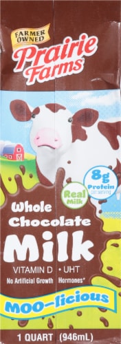 Prairie Farms Whole Chocolate Milk Perspective: back