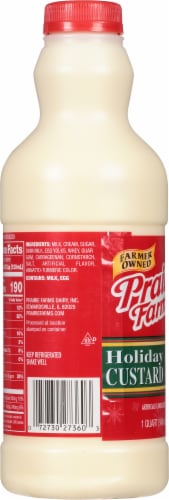 Prairie Farms® Holiday Custard Perspective: back