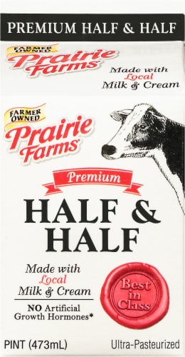 Prairie Farms Ultra-Pasteurized Half & Half Perspective: back