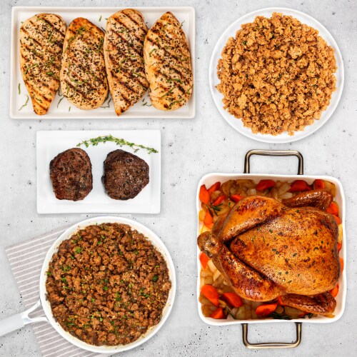 Perdue® Organic Chicken and Niman Ranch Beef Perspective: back