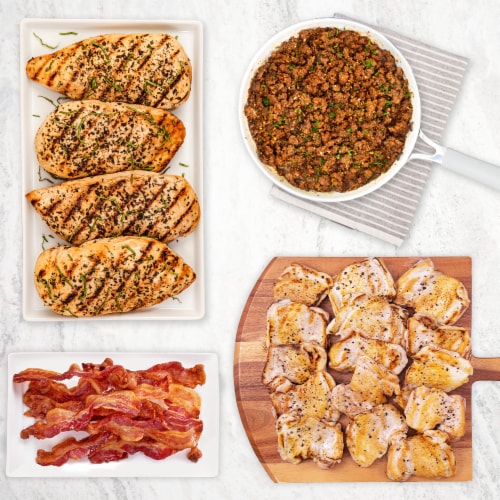 Perdue Farms Premium Chicken Beef and Pork Bundle Perspective: back