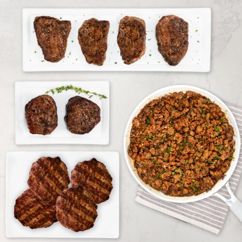Perdue Niman Ranch Angus Steak and Beef Bundle Perspective: back