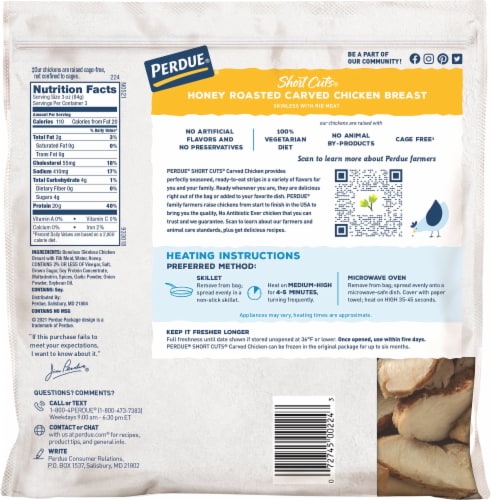 Perdue Fresh Chicken Breast Perspective: back