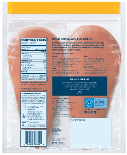 PERDUE® PERFECT PORTIONS® Boneless Skinless Chicken Breasts Perspective: back