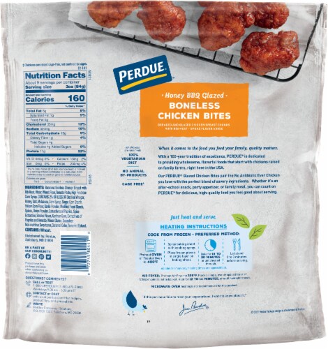 Perdue® Honey BBQ Glazed Boneless Chicken Wyngz Perspective: back