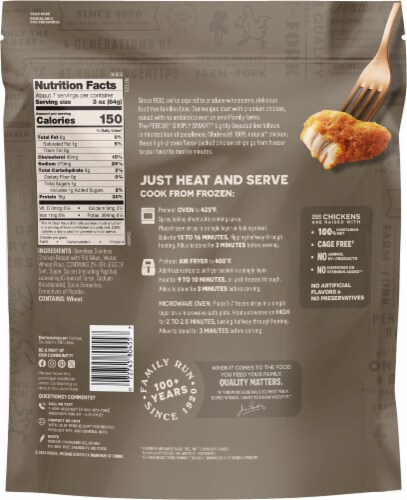 Perdue® Simply Smart Lightly Breaded Spicy Chicken Strips Perspective: back