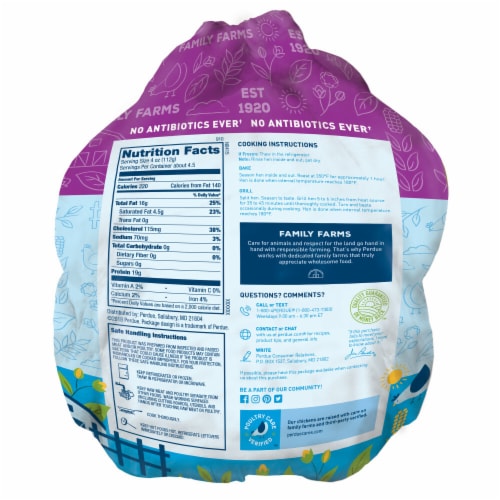 PERDUE® Cornish Hen With Giblets Twin Pack Perspective: back