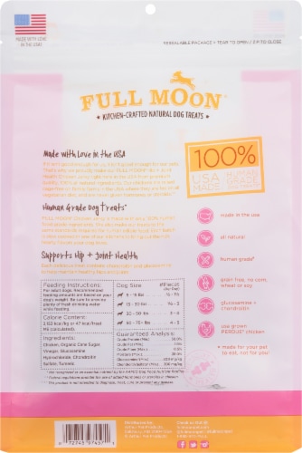 Full Moon® Hip & Joint Health Chicken Jerky Natural Dog Treats Perspective: back
