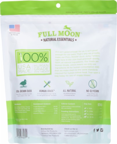 Full Moon® Natural Essentials® Jerky Tenders Perspective: back