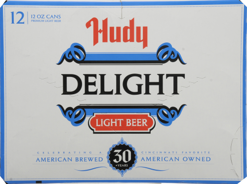 Hudy Delight Light Beer Perspective: back
