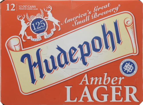 Hudepohl Amber Lager Perspective: back
