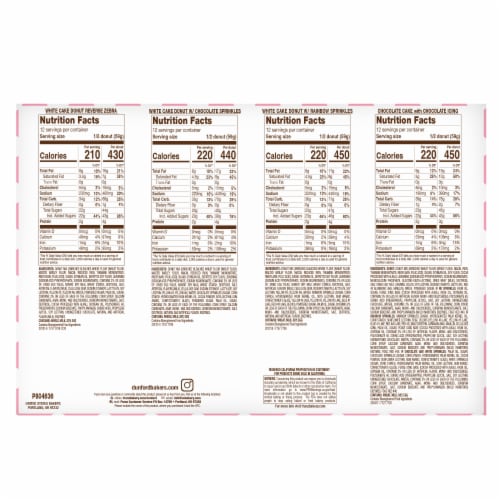 Dunford® White Cake Assorted Donut Perspective: back