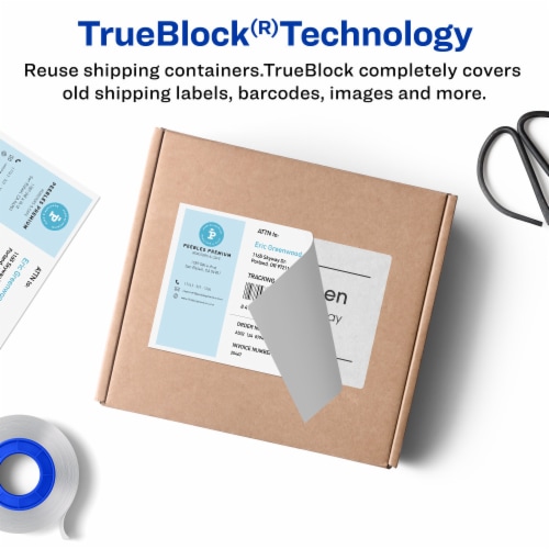 Avery® TrueBlock™ Permanent Shipping Labels Perspective: back