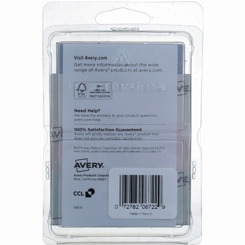 Avery Removable Removable Color Coding Labels, 72 Ct Perspective: back