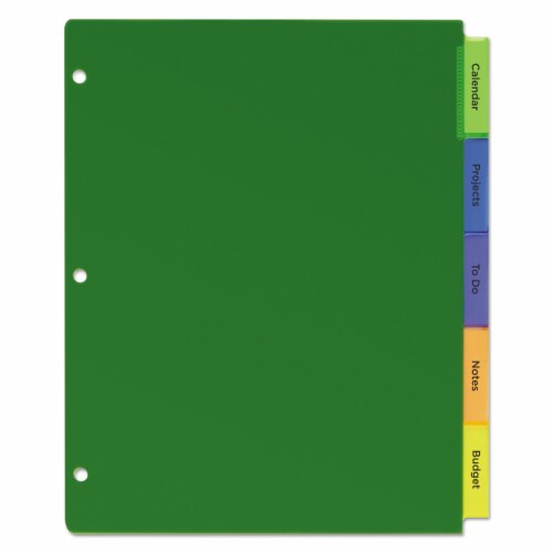 Avery® Big Tab Plastic Pocket Intsert Divider Perspective: back