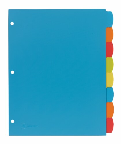 Avery® Big Tab Write & Erase Plastic Tab Dividers - Multicolor Perspective: back