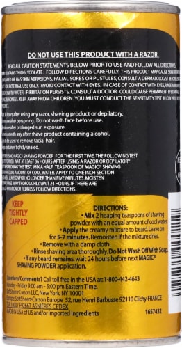 Magic® Fragrant Shaving Powder Depilatory Perspective: back
