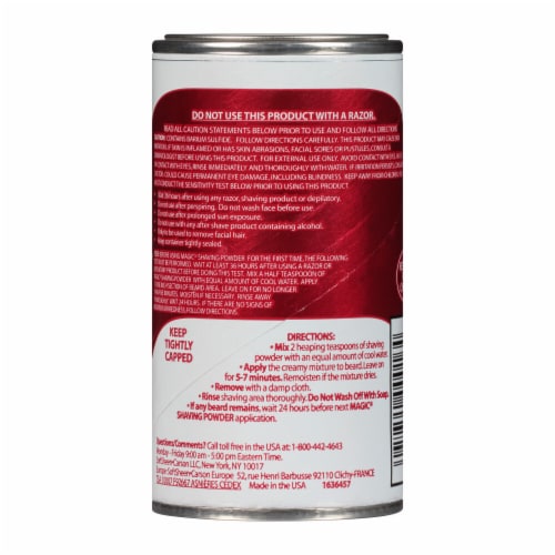 Softsheen-Carson Magic Shave Razorless Shaving Powder Extra Strength Perspective: back
