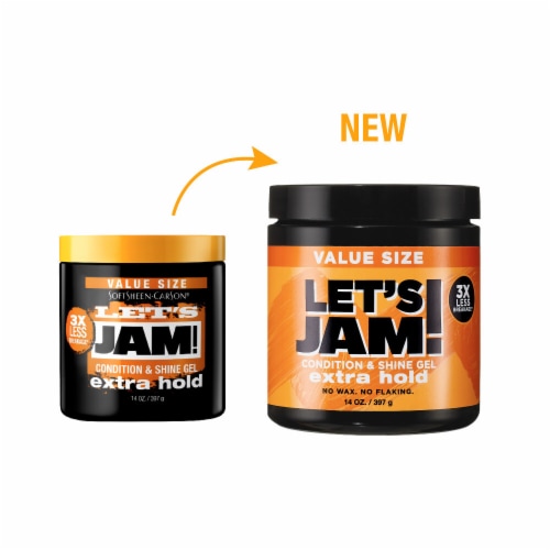 Let's Jam Shining and Conditioning Hair Gel Extra Hold Perspective: back