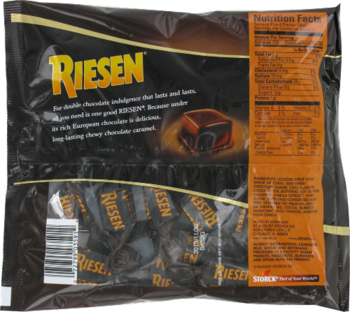 Riesen Chocolate Covered Carmels Perspective: back