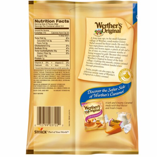 Werther's Original® Chewy Caramels Perspective: back