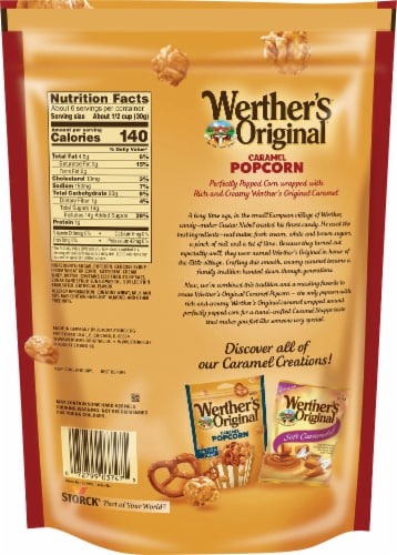 Werther's® Original® Classic Caramel Popcorn Perspective: back