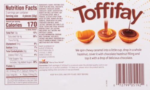 Toffifay® Hazelnut Caramel Chocolates Perspective: back