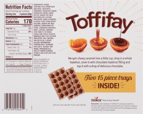 Toffifay Candy Perspective: back