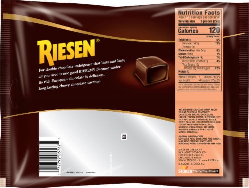 Riesen Chocolate Candy Perspective: back