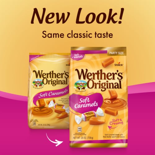 Werthers Original Soft Caramel Candy Perspective: back