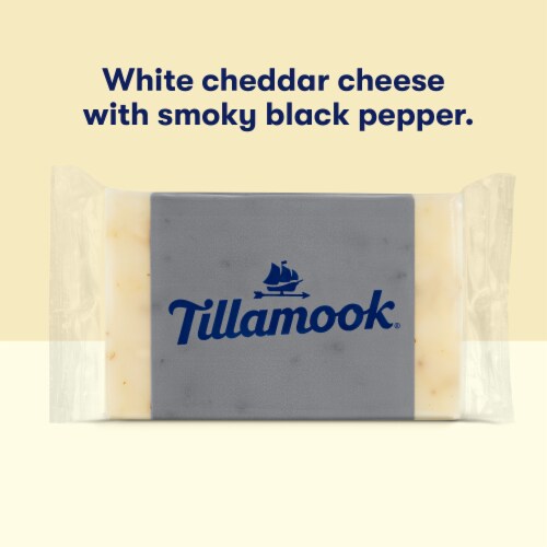 Tillamook® Smoked Black Pepper Snack Cheese Perspective: back