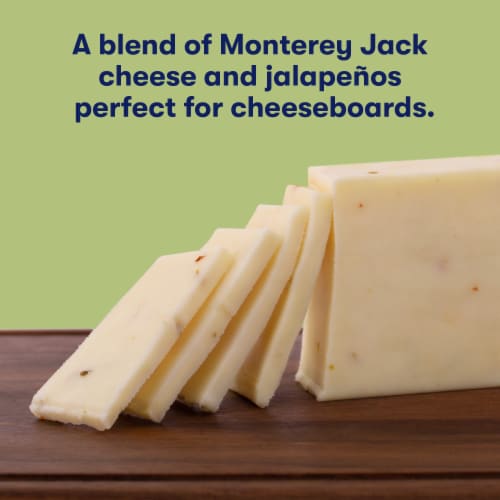 Tillamook Pepper Jack Cheese Block Perspective: back