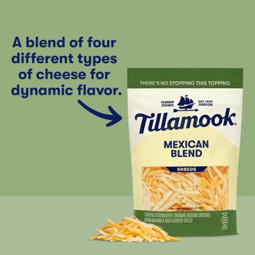 Extra Sharp White Cheddar Fine Cut Shredded Cheese - Tillamook