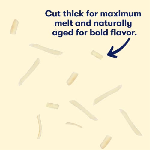 Tillamook® Sharp White Cheddar Shredded Cheese Farmstyle Perspective: back