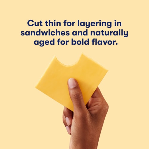 Tillamook® Sharp Cheddar Sliced Cheese Perspective: back