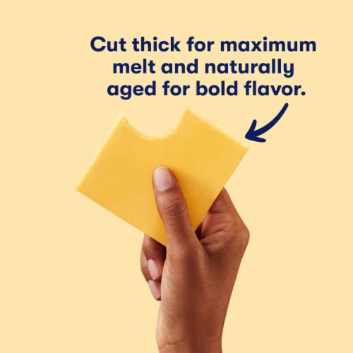 Tillamook Farmstyle Medium Cheddar Cheese Slices Perspective: back