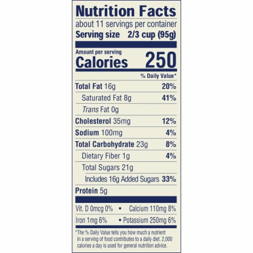 Tillamook® Chocolate Peanut Butter Ice Cream Perspective: back