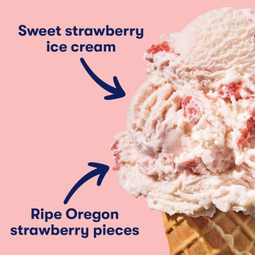 Tillamook Oregon Strawberry Ice Cream Perspective: back