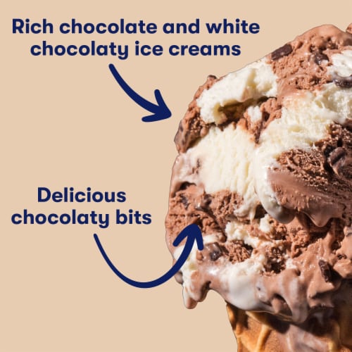 Tillamook Udderly Chocolate Ice Cream Tub Perspective: back