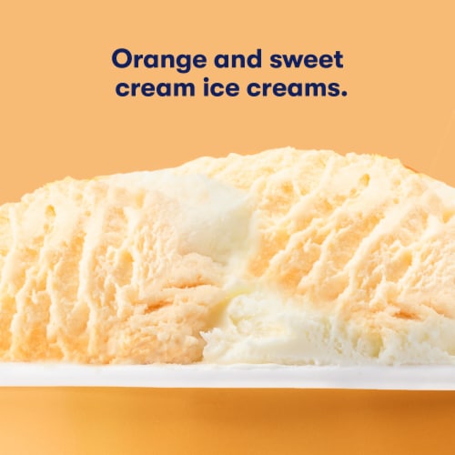 Tillamook Orange & Cream Ice Cream Tub Perspective: back