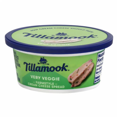 Tillamook Farmstyle Very Veggie Cream Cheese Spread Perspective: back