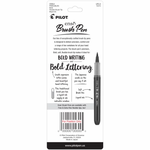 Pilot Enso Brush Pen - Black Perspective: back