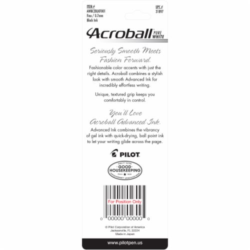 Pilot Acroball 0.7mm Advanced Ink Fine Point Pen - Assorted Perspective: back