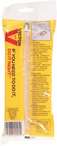 Victor® Easy Set Rat Trap Perspective: back