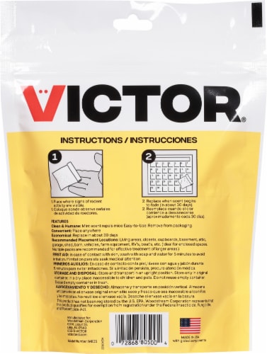 Victor Scent-Away Rodent Repeller Packs Perspective: back